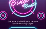 PAC Bingo Beats April 26th at 6:00PM in the David Cameron Gym